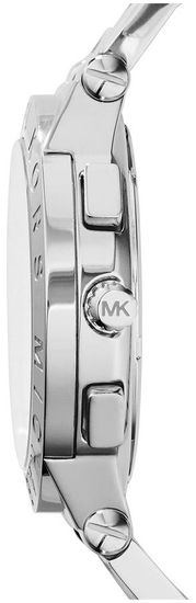 Michael Kors Wyatt White Dial Silver Steel Strap Watch For Women - MK5932