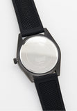 Guess Connoisseur Black Dial Black Silicone Strap Watch For Men - GW0335G1