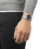 Tissot Powermatic 80 Automatic Gradient Blue Dial Silver Steel Strap Watch for Men - T137.407.11.051.01