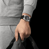 Tissot PRX Black Dial Black Rubber Strap Watch For Men - T137.410.17.051.00