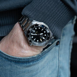 Tag Heuer Aquaracer Professional 300 Automatic Black Dial Silver Steel Strap Watch for Men - WBP201A.BA0632