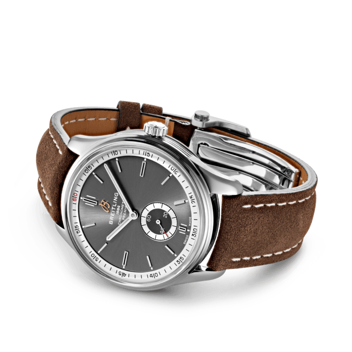 Breitling Premier Automatic 40mm Anthracite Dial Mens Watch - A37340351B1X1