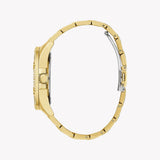 Guess Sol Chronograph Gold Dial Gold Steel Strap Watch For Women - GW0483L2