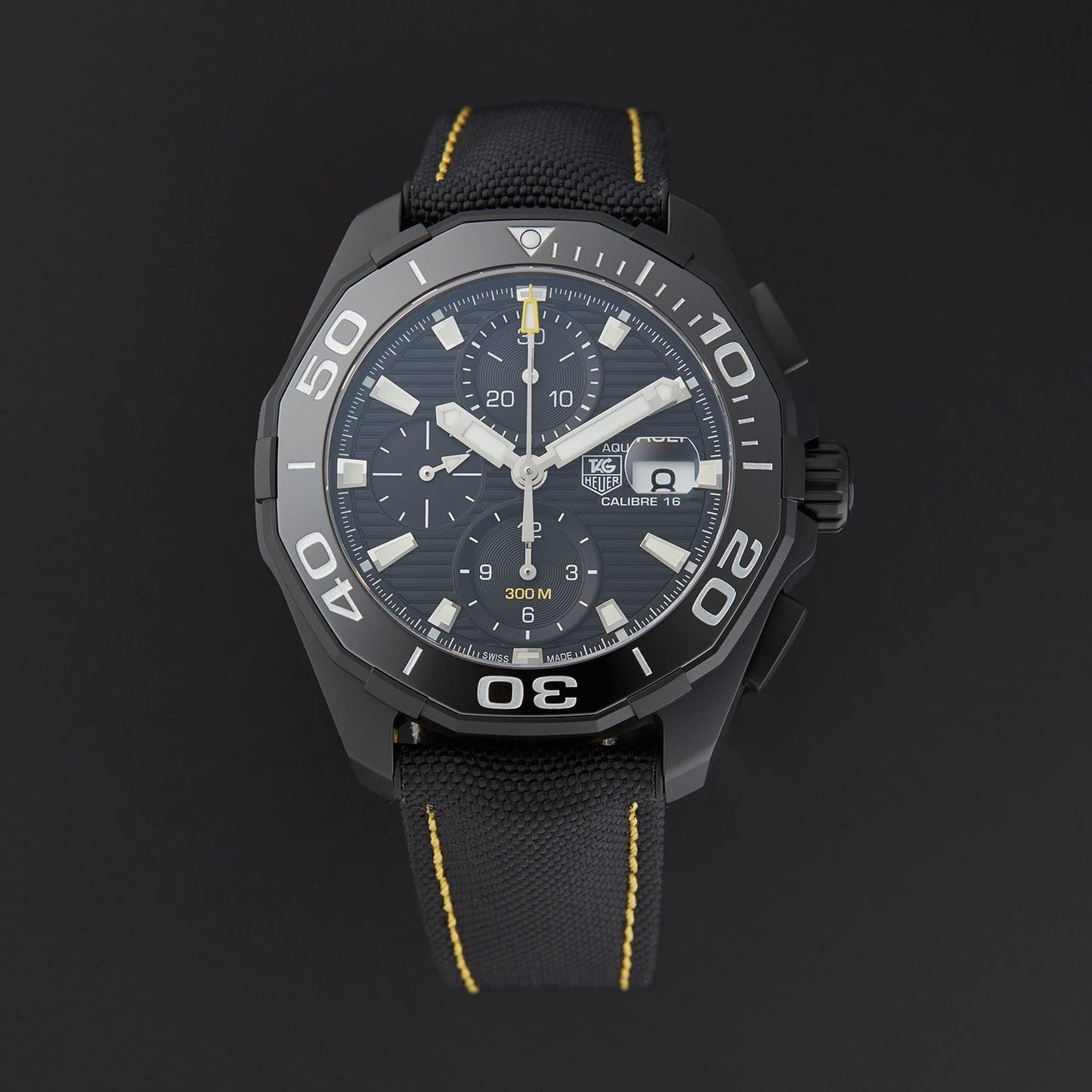 Tag Heuer Aquaracer PVD Black Dial Watch for Men - CAY218A.FC6361