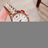 Michael Kors Runway Mother of Pearl Dial Rose Gold Steel Strap Watch For Women - MK6856