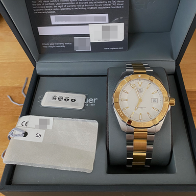 Tag Heuer Aquaracer White Dial Watch for Men - WAY1120.BB0930