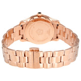Tissot T Wave Black Dial Rose Gold Steel Strap Watch For Women - T112.210.33.051.00