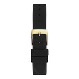 Guess Cosmic Multifunction Black Dial Black Silicone Strap Watch For Women - GW0466L1