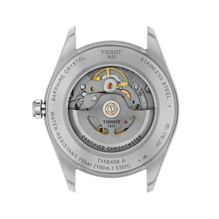 Tissot Ballade Powermatic 80 COSC Silver Dial Silver Steel Strap Watch for Men - T156.408.11.033.00