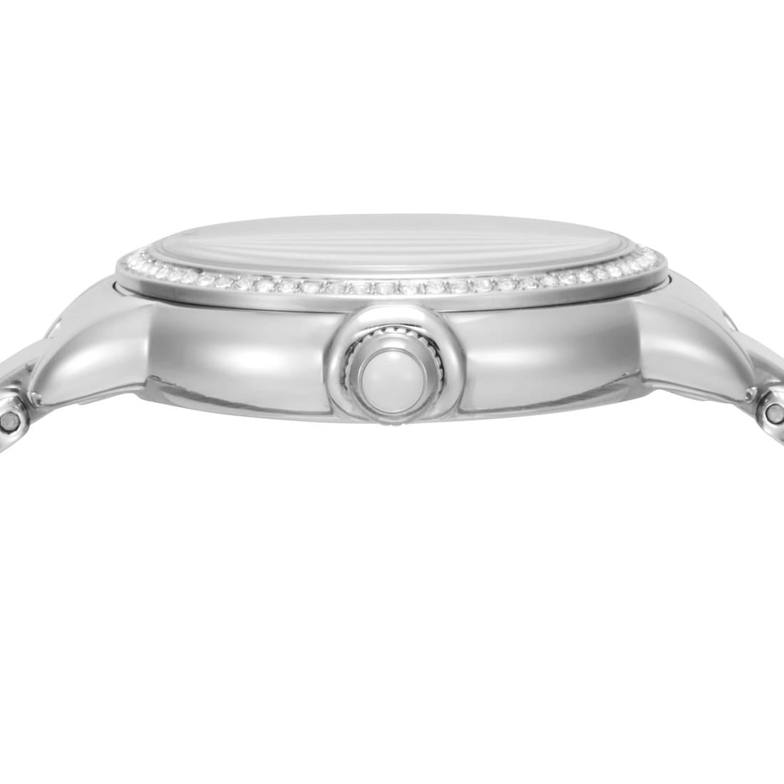 Emporio Armani Mia Mother of Pearl Dial Silver Steel Strap Watch for Women - AR11596