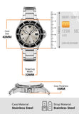 Emporio Armani World Explorer Silver Dial Silver Steel Strap Watch for Men - AR11683