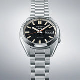 Seiko 5 Sports SNXS Series Automatic Black Dial Silver Steel Strap Watch for Men - SRPK89K1