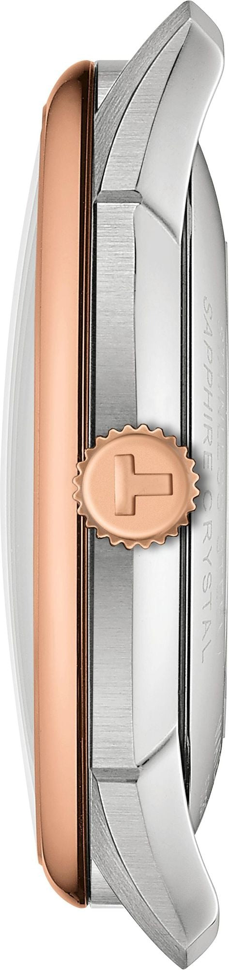 Tissot Tissot Chemin Des Tourelles Powermatic 80 Silver Dial Two Tone Steel Strap Watch for Men - T139.407.22.038.00