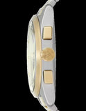 Emporio Armani Elegant Chronograph Cream Dial Two Tone Steel Strap Watch for Men - AR11605