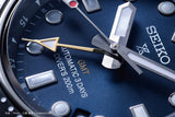 Seiko Prospex Diver Scuba Automatic Blue Dial Silver Steel Strap Watch for Men - SBEJ021