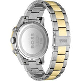 Hugo Boss Allure Chronograph Blue Dial Two Tone Steel Strap Watch for Men - 1514163