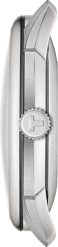 Tissot Chemin des Tourelles Automatic Powermatic 80 Ivory Dial Green Leather Strap Watch for Men - T139.407.16.261.00