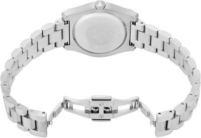 Emporio Armani Federica Mint Green Dial Silver Steel Strap Watch for Women - AR11656