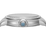 Emporio Armani Three Hand Blue Dial Two Tone Steel Strap Watch for Women - AR11597