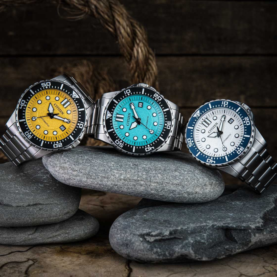 Citizen Mechanical Automatic White Dial Silver Steel Strap Watch for Men - NJ0171-81A