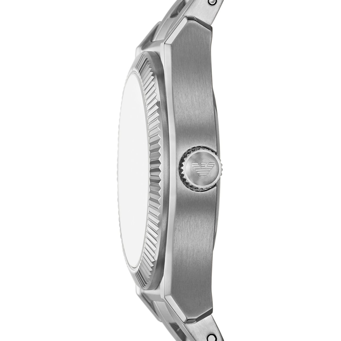 Emporio Armani Federica Pink Dial Silver Steel Strap Watch for Women - AR11658