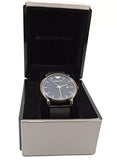 Emporio Armani Luigi Quartz Blue Dial Grey Mesh Bracelet Watch For Men - AR11053