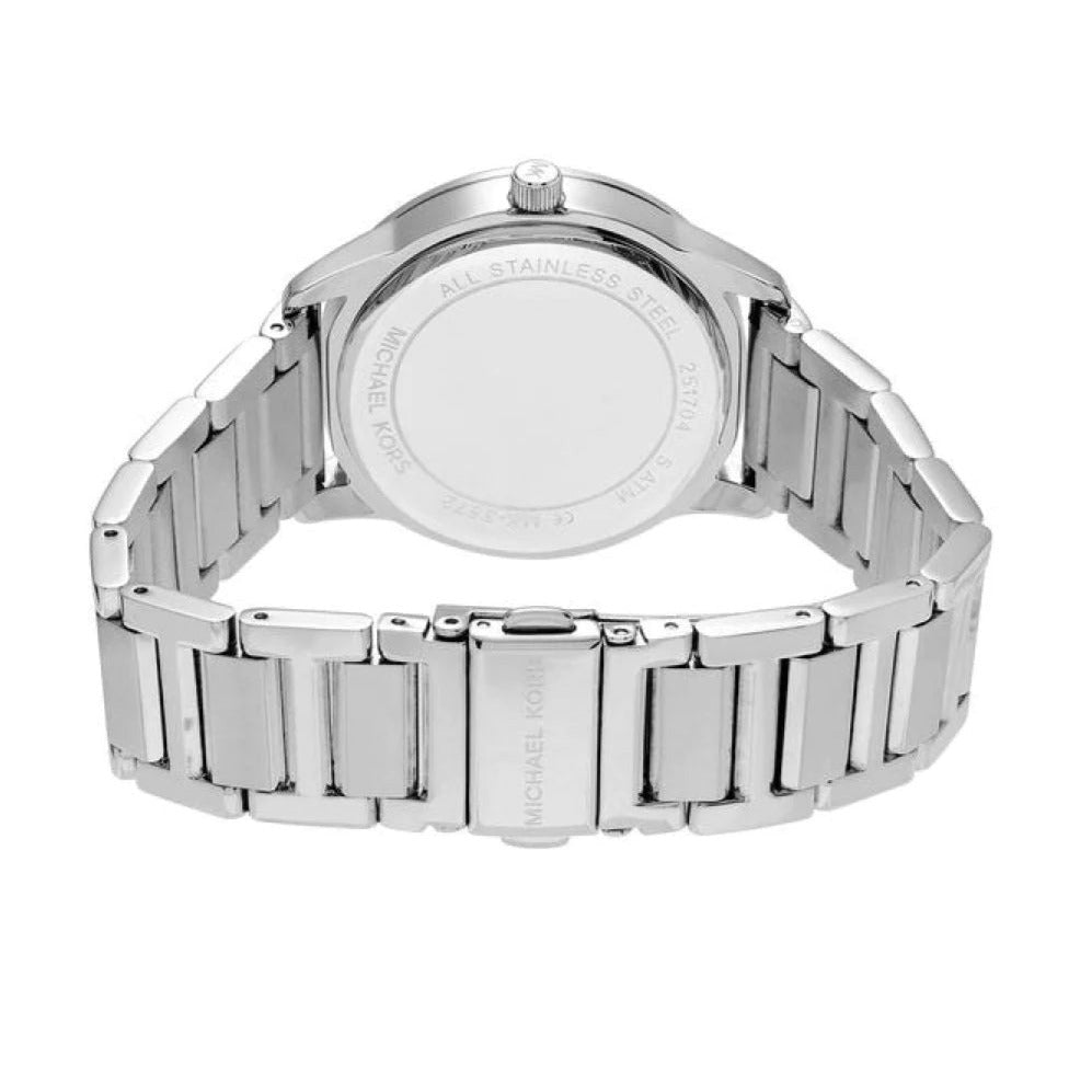 Michael Kors Harman Analog Silver Dial Silver Steel Strap Watch For Women - MK3672