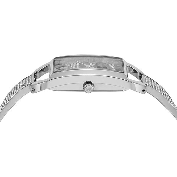Michael Kors Empire Three-Hand Silver Dial Silver Steel Strap Watch for Women - MK4841