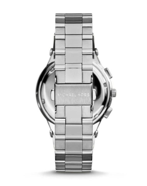 Michael Kors Wyatt White Dial Silver Steel Strap Watch For Women - MK5932