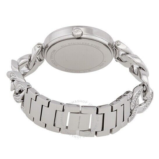 Michael Kors Catelyn Quartz Crystals Silver Dial Silver Steel Strap Watch For Women - MK4675