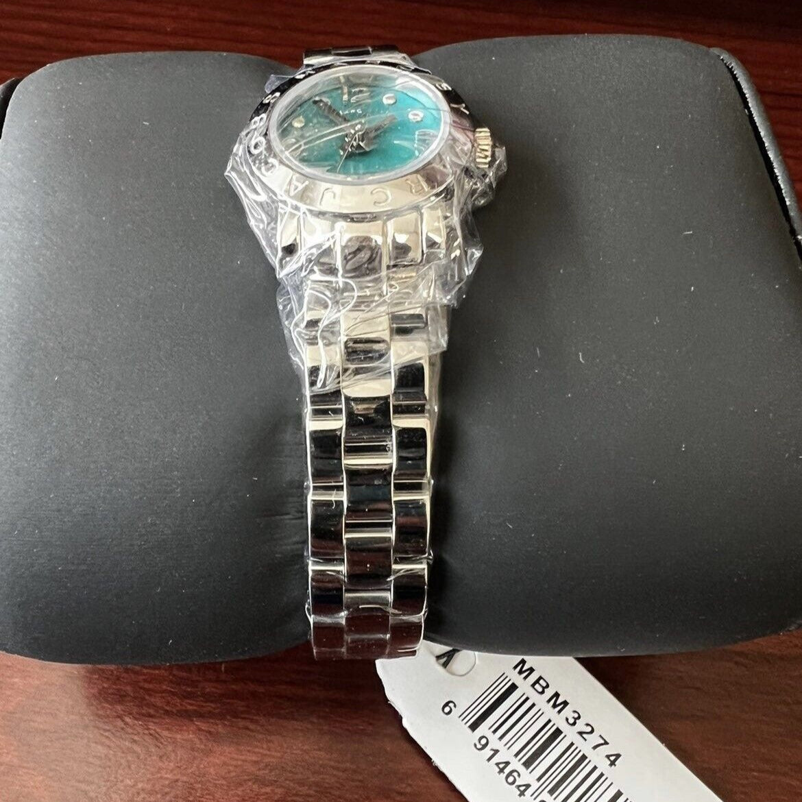 Marc Jacobs Amy Blue Dial Silver Steel Strap Watch for Women - MBM3274