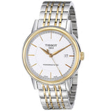 Tissot T Classic Carson Automatic White Dial Two Tone Steel Strap Watch for Men - T085.407.22.011.00