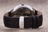 Tissot T Classic Tradition White Dial Brown Leather Strap Watch For Men - T063.610.16.037.00