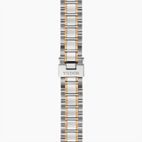 Tudor Style Automatic Black Dial Two Tone Steel Strap Watch for Men - M12713-0005