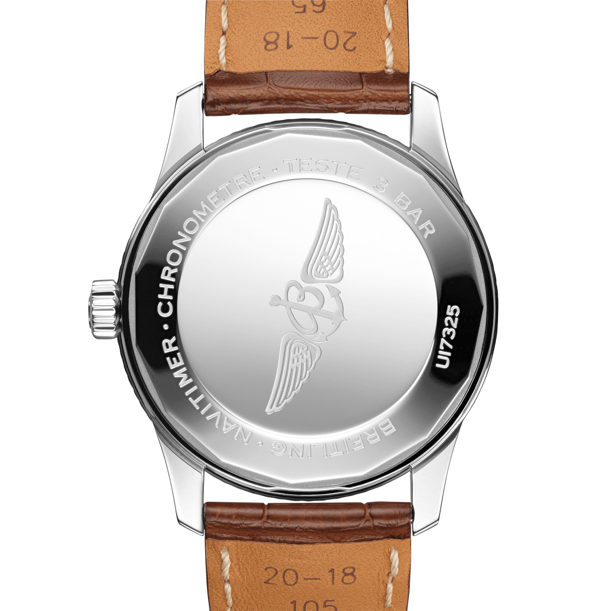 Breitling Navitimer Automatic 38mm Leather Strap Mens Watch - A17325211G1P1