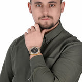 Guess Zeus Chronograph Diamonds Black Dial Black Silicone Strap Watch For Men - GW0208G2